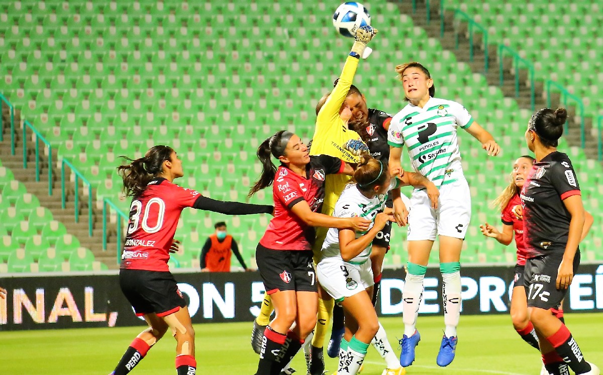 Santos vs Atlas. Jornada 5 Liga Mx Femenil | goles y resultado- Grupo ...