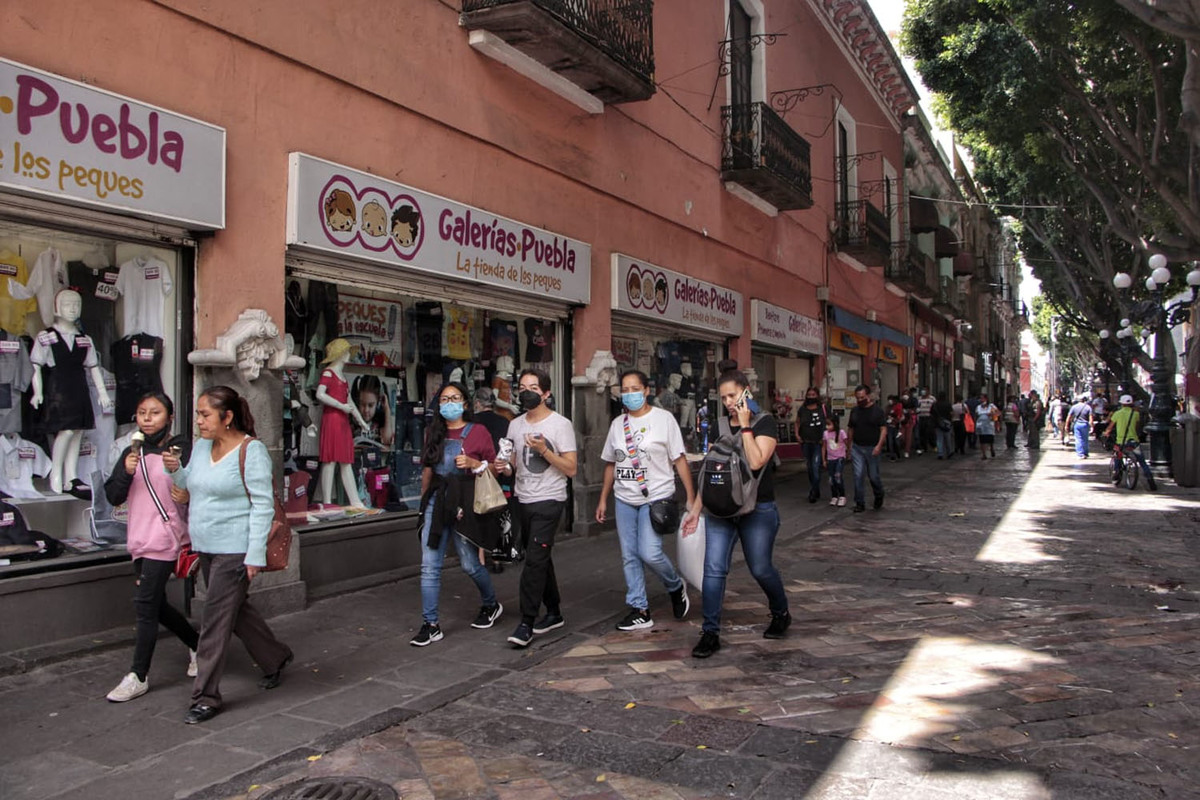 Comerciantes en el Centro Histórico de Puebla | Melanie Torres