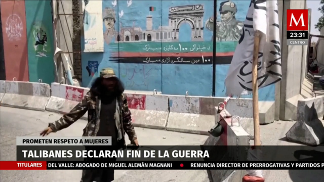 "La guerra terminó en Afganistán; todos están perdonados", dice portavoz de talibanes