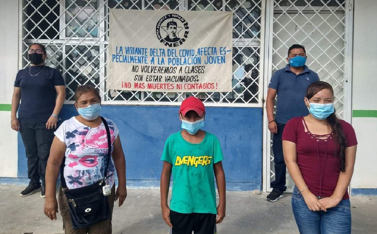 Antorchistas en Tamaulipas realizarán una protesta contra el regreso a clases. (Antonio Hernández)
