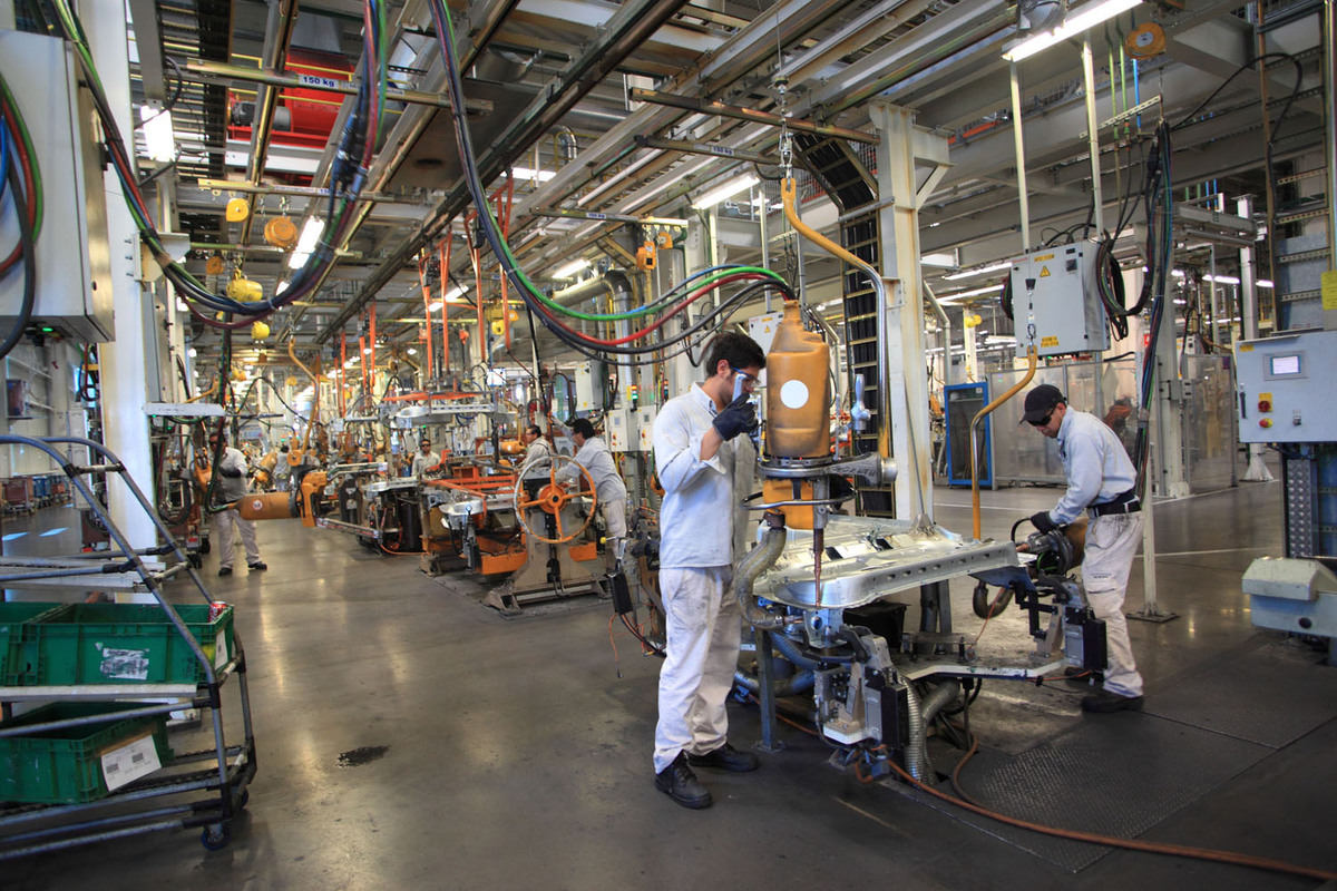 Aspecto de la planta Volkswagen de México | Andrés Lobato