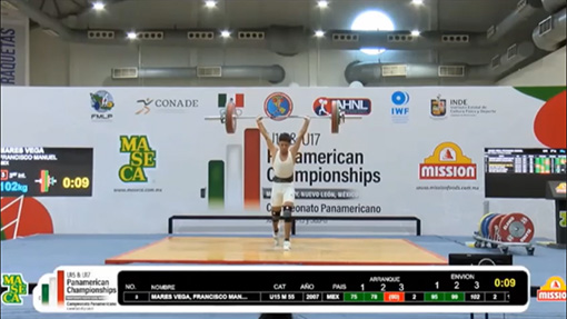 Campeonato Panamericano Juvenil de halterofilia en Monterrey