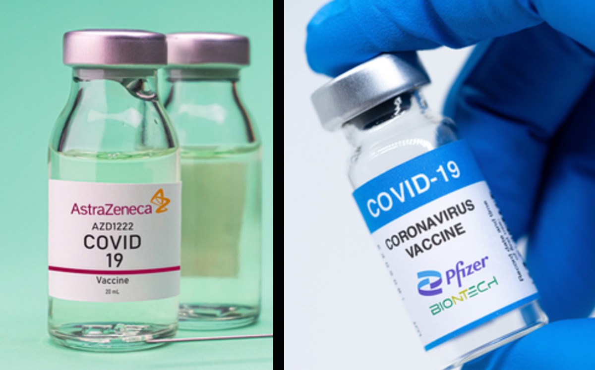 La efectividad de la vacuna Pfizer disminuye más rápido que la de AstraZeneca. (Especial)