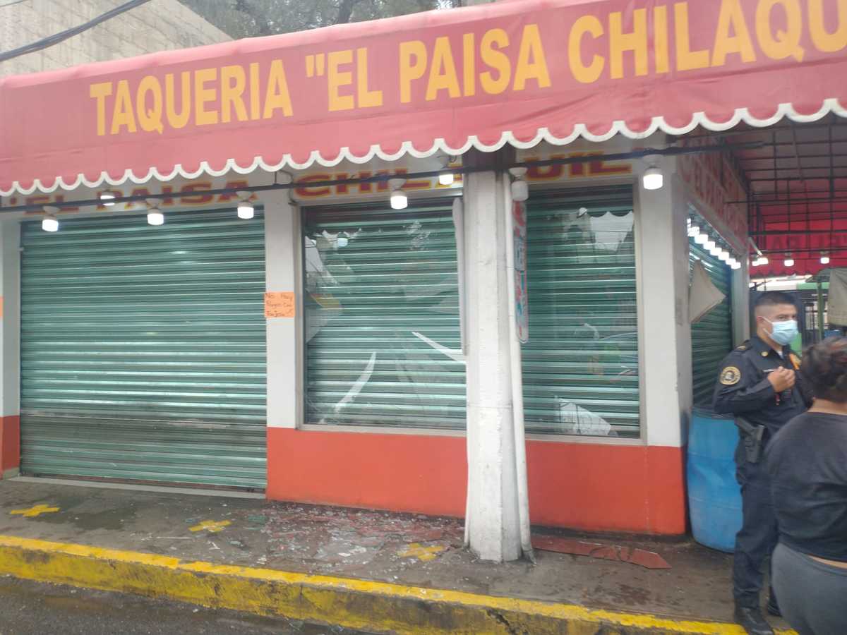 Empleados de la taquería presuntamente golpeó al repartidor. (Especial)