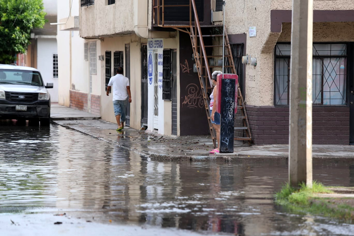 Inundaciones por lluvias en Torreón. (Mauricio Román)