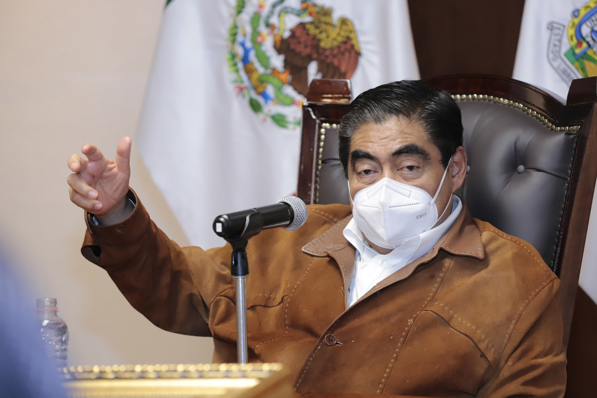 Miguel Barbosa, gobernador de Puebla. (Especial)