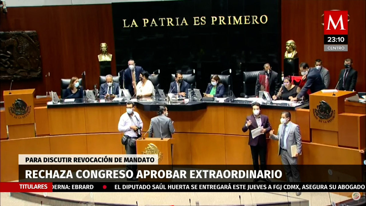 Revocación de mandato. Comisión de la Permanente avala periodo extra