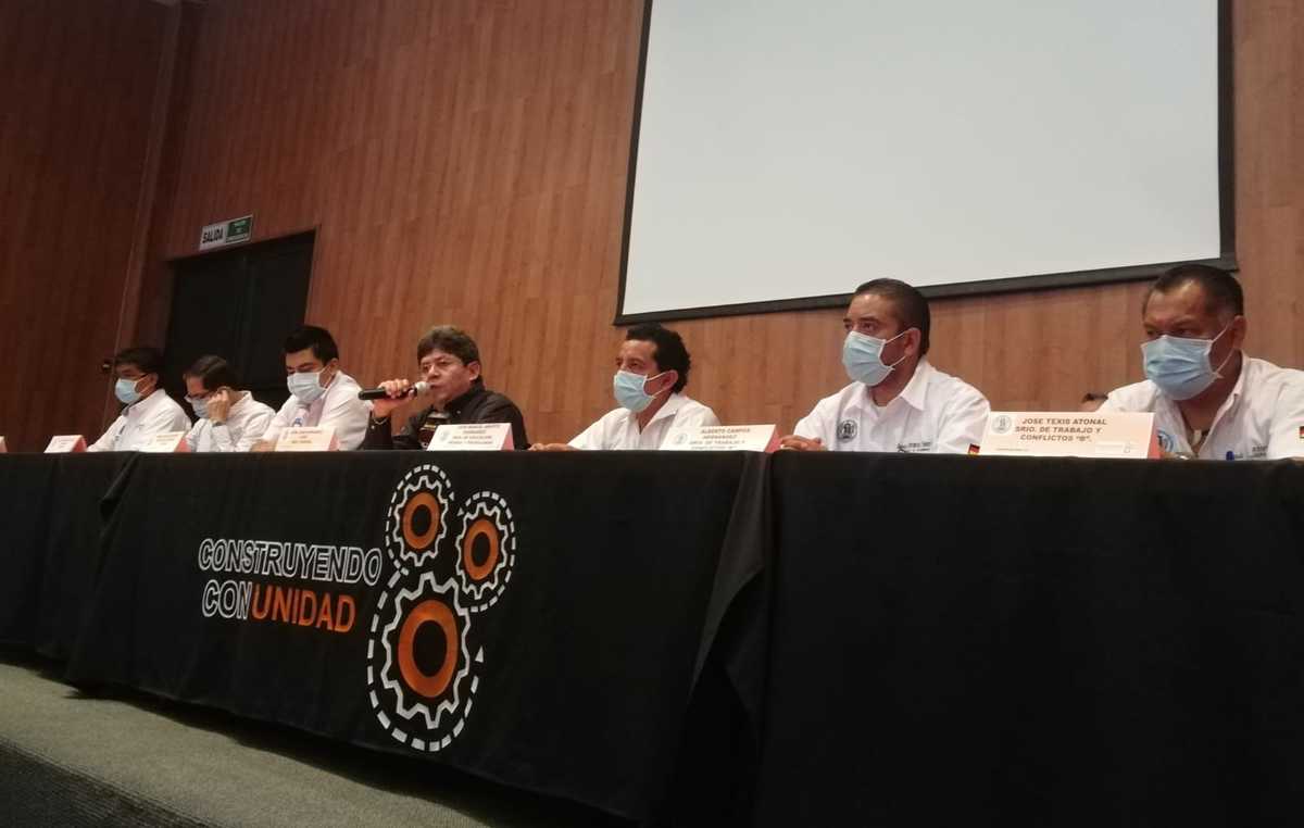 Sindicato Independiente de Trabajadores de la Industria Automotriz Volkswagen de México. (Verónica López)