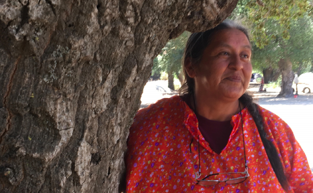 Yolanda Meza Calles dio voz a un arrullo kumiay. (Cortesía: Cenart)