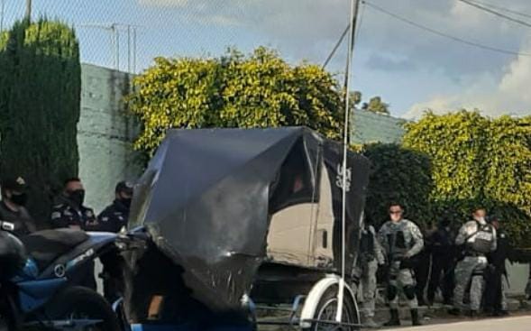 Autoridades acordonaron la zona.