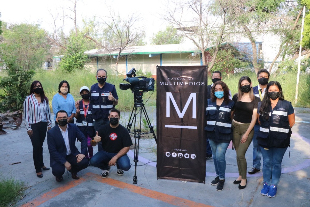Grupo Multimedios rehabilita escuela en Monterrey. Foto: Leonel Rocha.