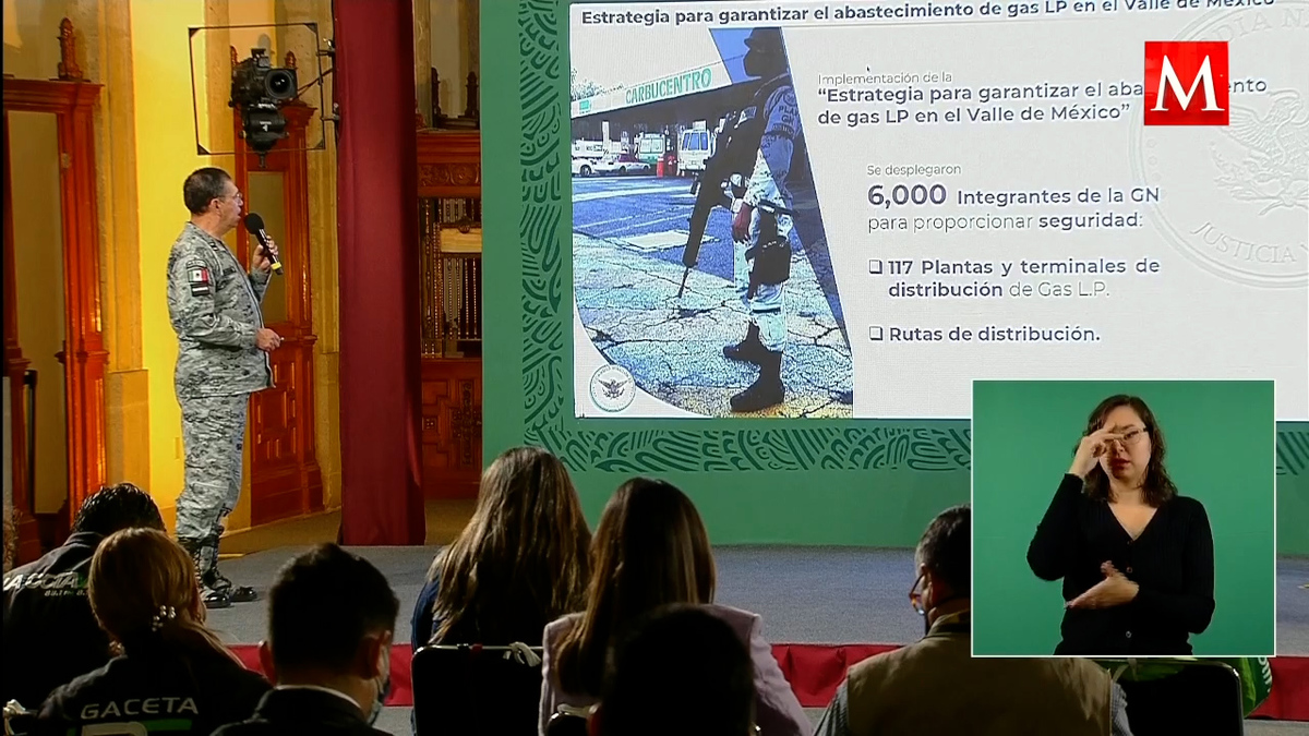 Guardia Nacional vigila distribución de gas LP en el Valle de México