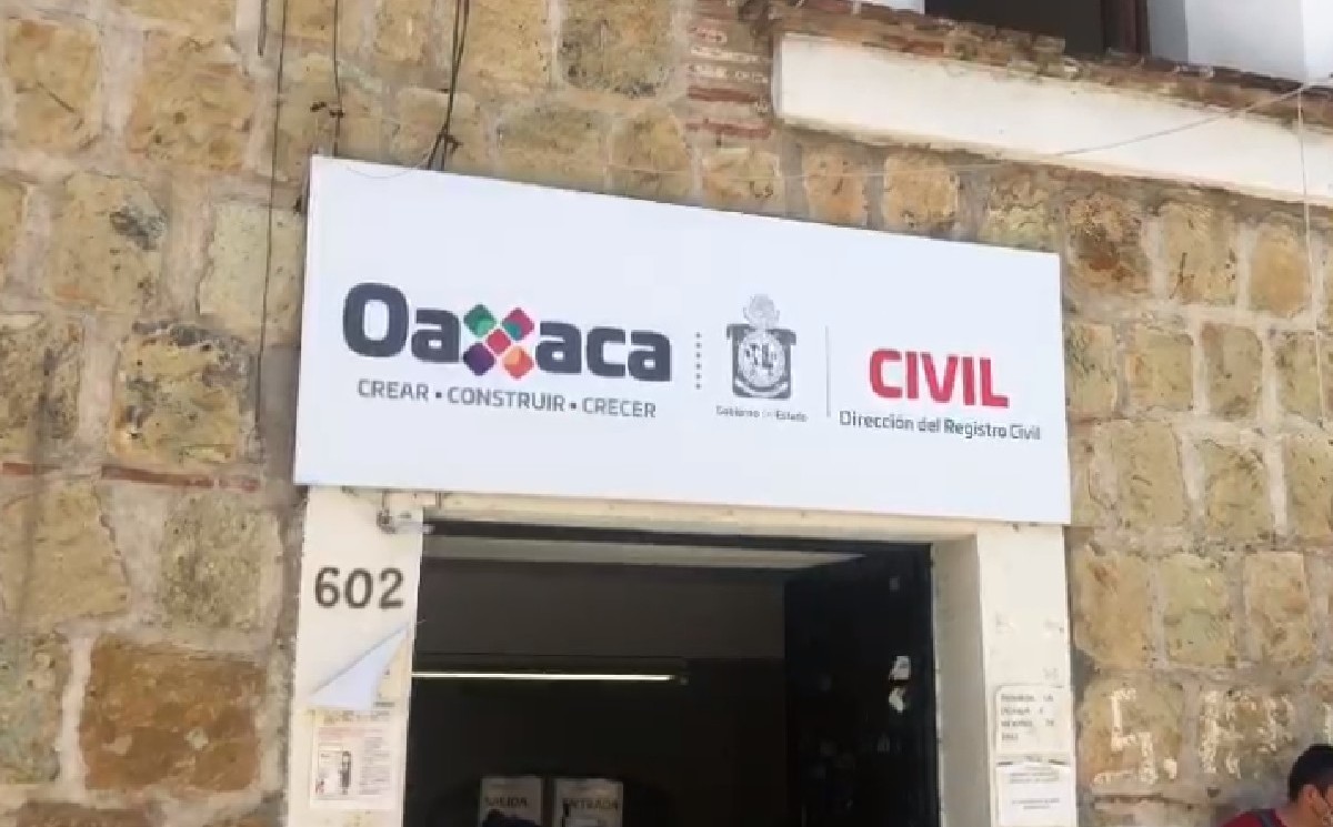 Cierra archivo del Registro Civil de Oaxaca por contagios de covid-19