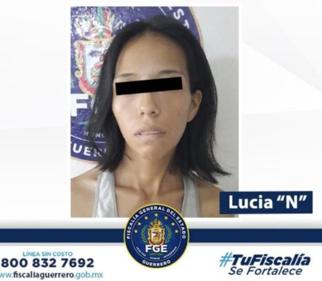 La mujer fue identificada como Lucía 'N'. (Javier Trujillo)