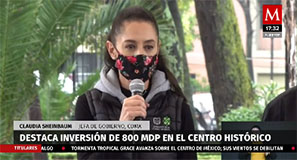 Destacan inversión de 800MDP, Gobierno de la CDMX