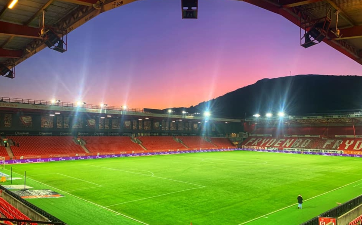 Estadio del SK Brann, equipo noruego de futbol (Facebook Brann)