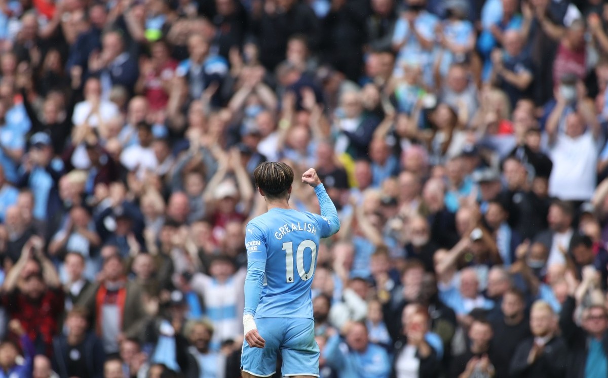 Jack Grealish se estrenó en la victoria del Manchester City sobre Norwich (Reuters)