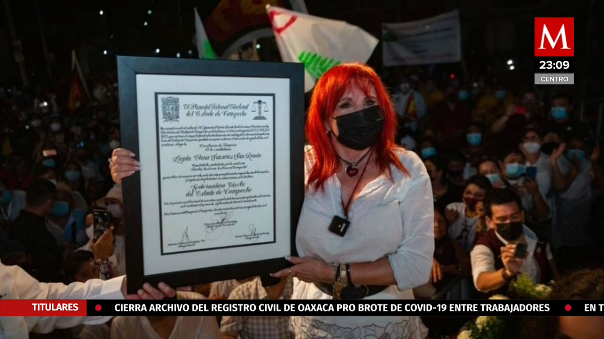Tribunal Electoral de Campeche entrega constancia a Layda Sansores