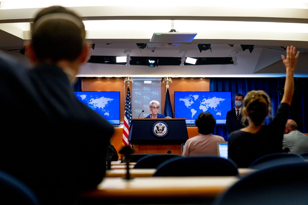 Wendy Sherman, subsecretaria de Estado de Estados Unidos. (AP)