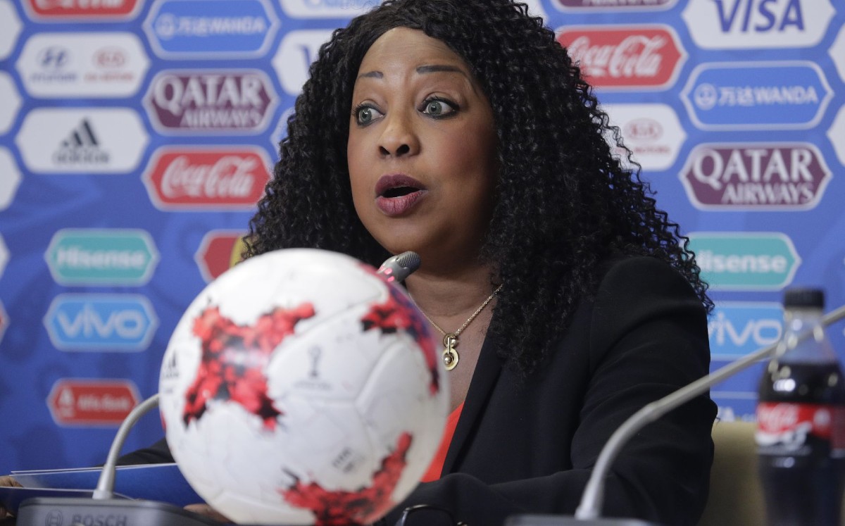 Fatma Samoura, secretaria general de FIFA (AP)