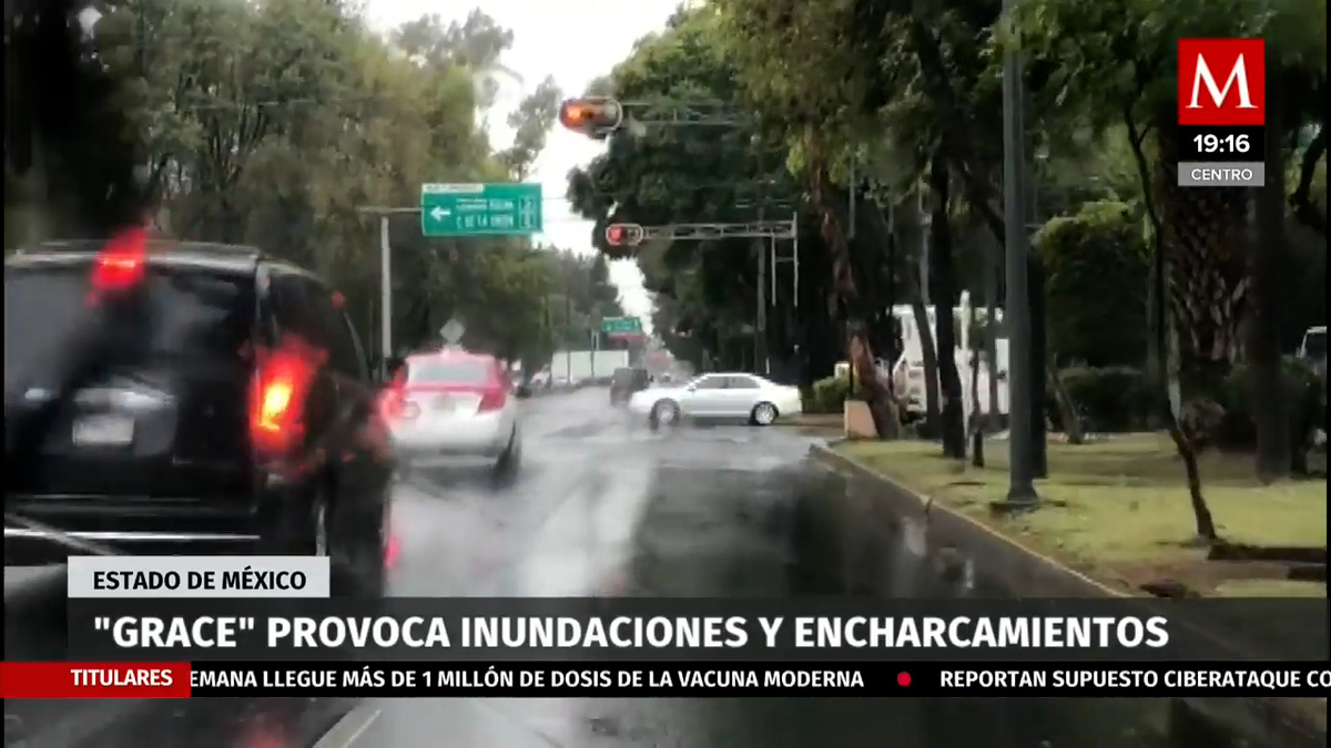 Grace. Suspenden servicio de Mexibús en Ecatepec por encharcamientos