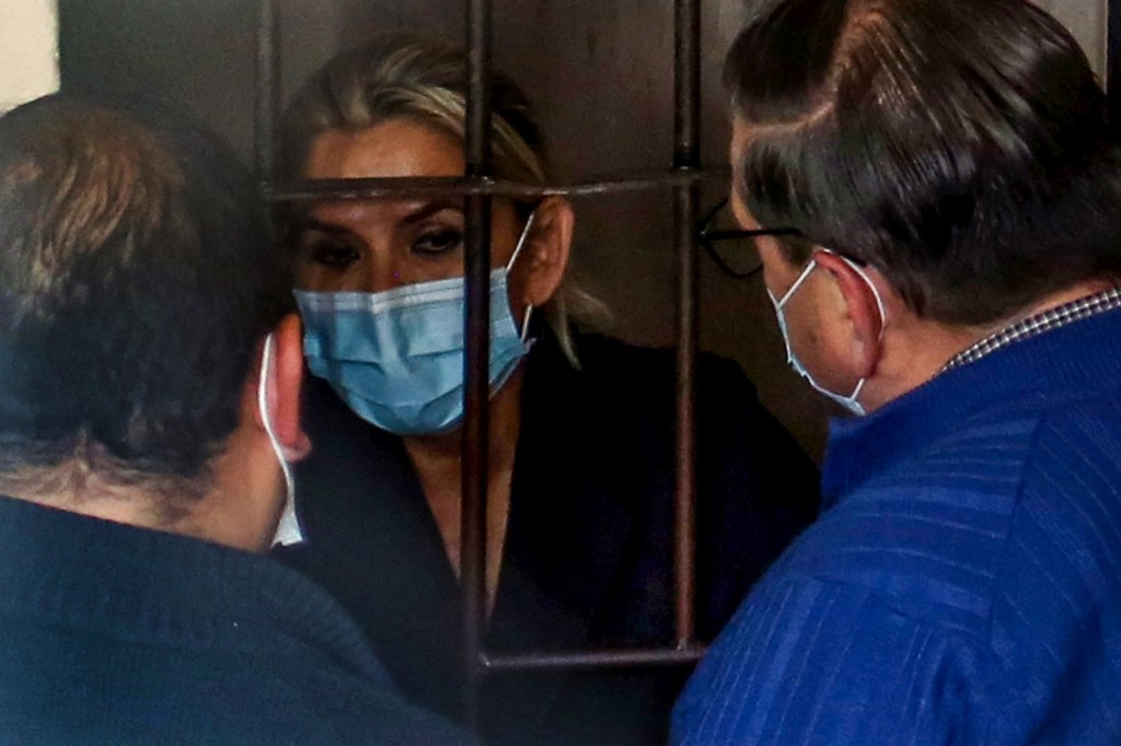 Jeanine Áñez, ex presidenta de Bolivia, en la cárcel. | AFP