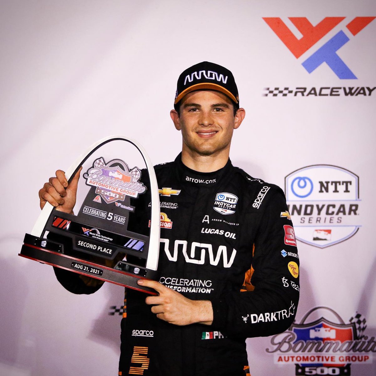 Patricio O’Ward es líder de la IndyCar Series (Twitter @PatricioOWard)