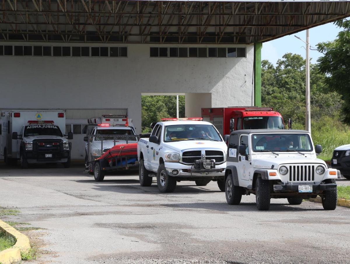 Salen brigadas de PC Tamaulipas en apoyo a afectados por Grace en Veracruz (Yazmín Sánchez)