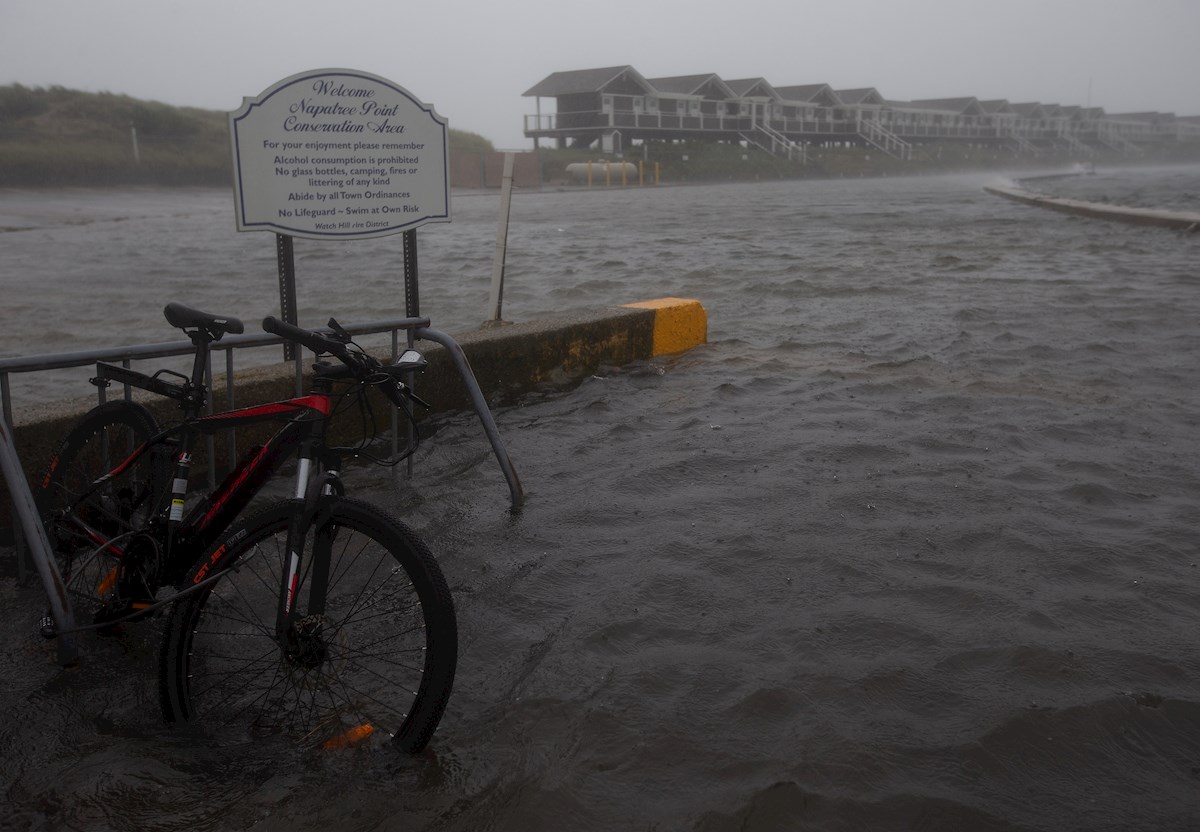 La tormenta tropical Henri tocó tierra en Rhode Island, Estados Unidos. | EFE