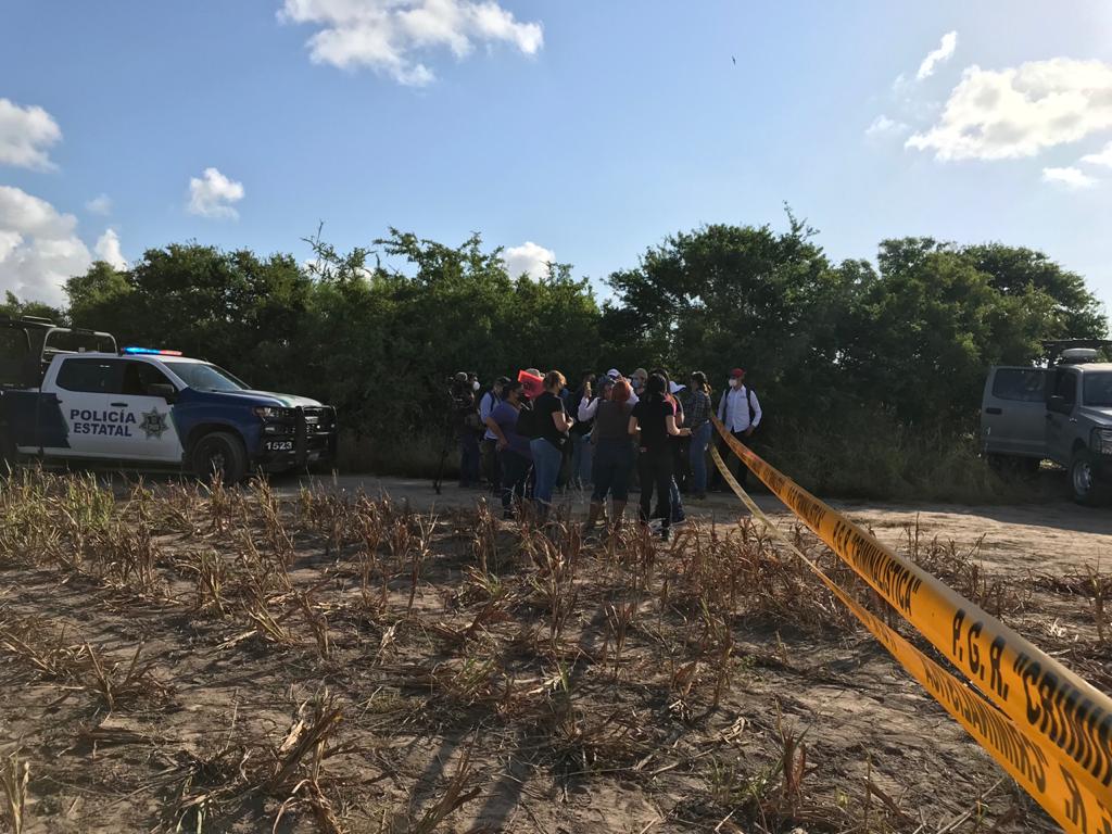 Avanza diligencia de la FGR en campo de exterminio de Tamaulipas (Cortesía)