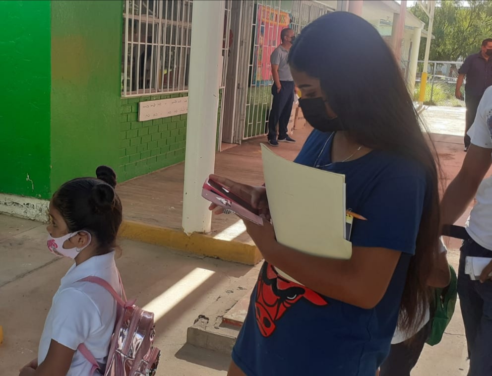Las clases se desarrollarán de las 9 a las 12 horas, a las 10:30 horas saldrán al recreo. (Cecilia Aguilar)