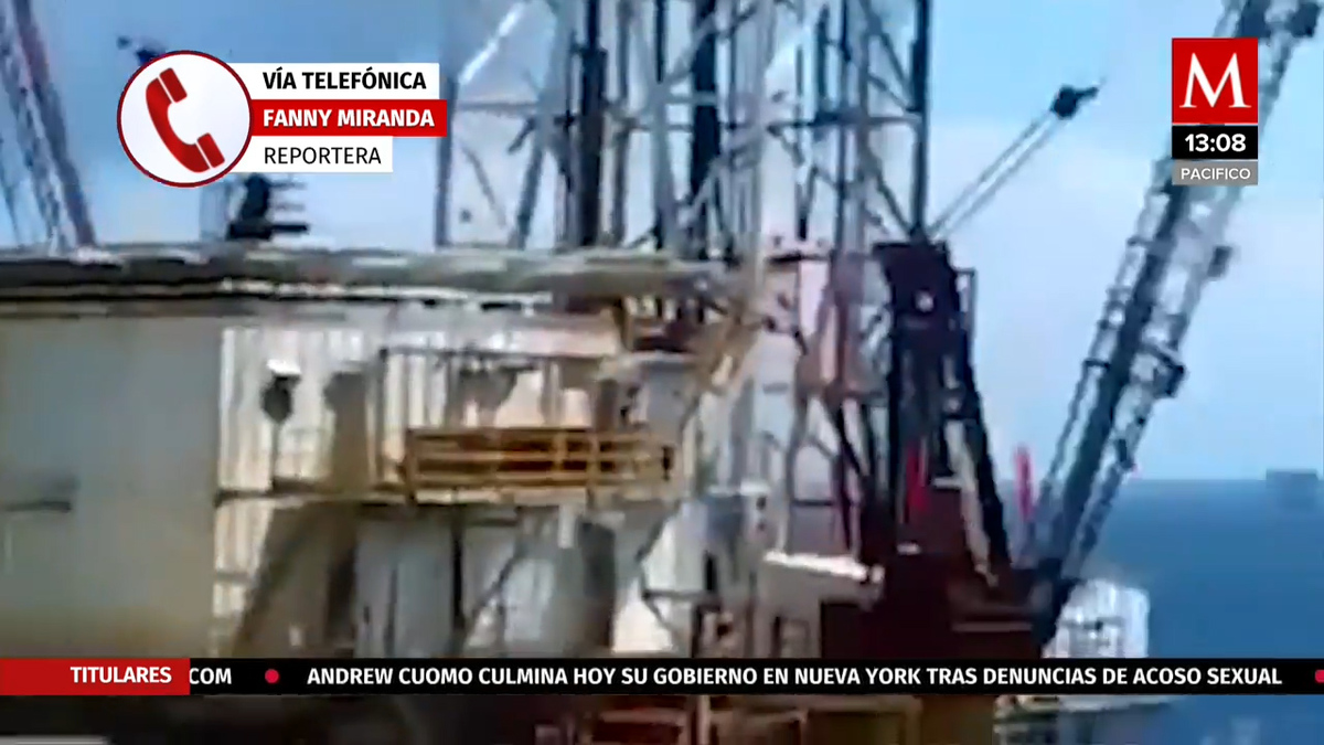 Daños ambientales tras incendio en plataforma de Pemex en Campeche
