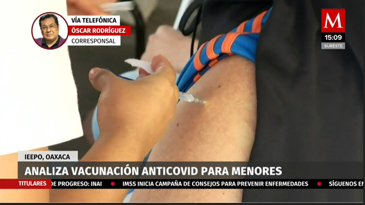 IEEPO, Oaxaca analiza vacunación para menores