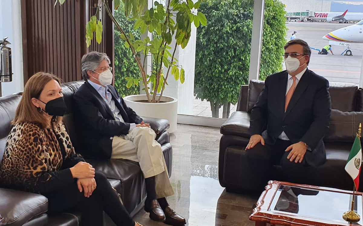 Lasso indicó que su visita a México fortalecerá los lazos de cooperación entre ambos países. | Twitter