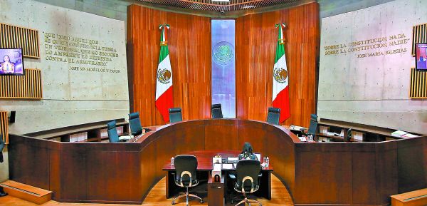 La Sala Superior del organismo del Poder Judicial de la Federación. Juan Carlos Bautista/archivo