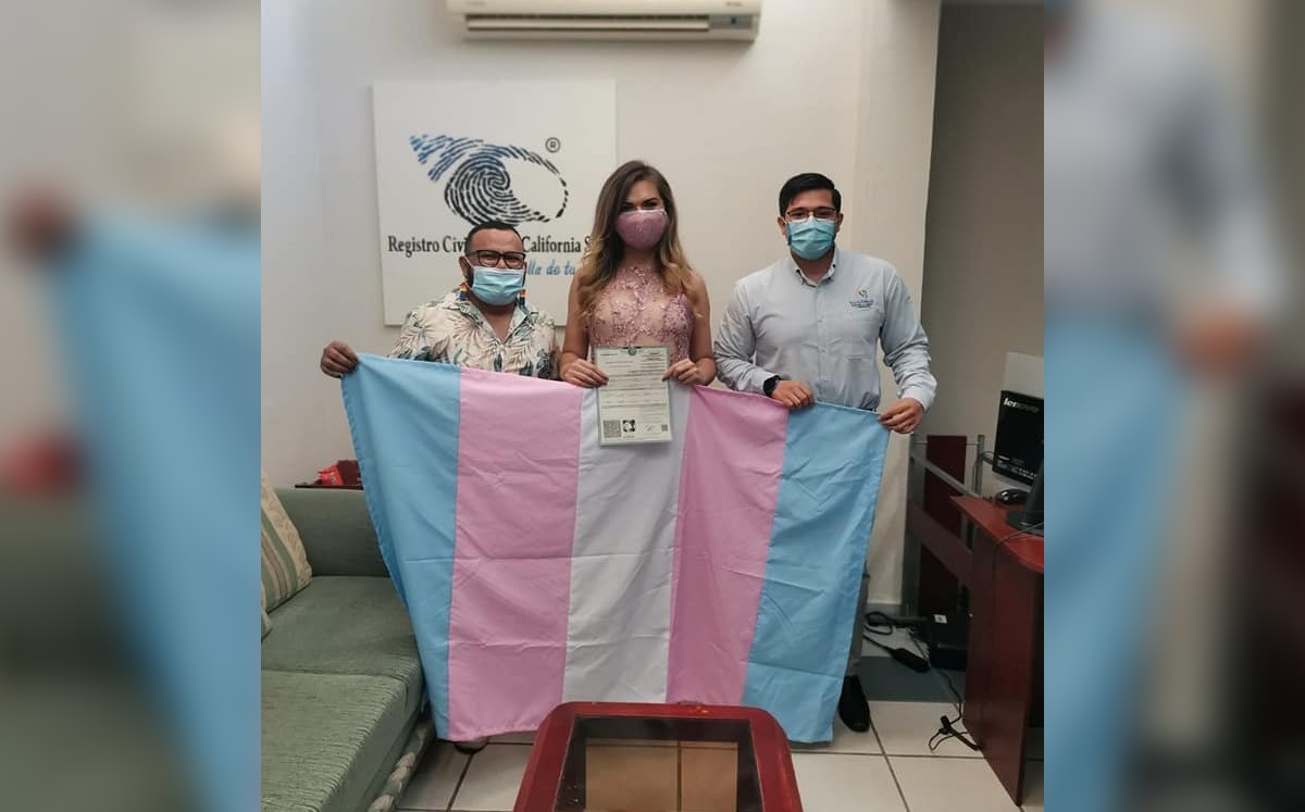 El cambio de identidad de género para Sasha Ceseña, directora de la organización Trans BCS, fue posible por la Ley de de Identidad y Género aprobada e