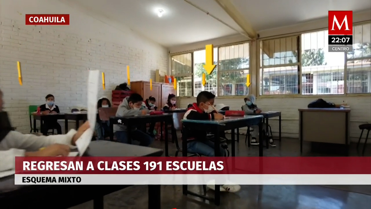 Coahuila. Regreso a clases híbridas ciclo escolar 2021-2022