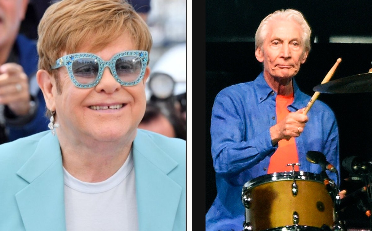 Elton John  reacciona a la muerte de Charlie Watts; asegura fue el "mejor baterista". (Especial)