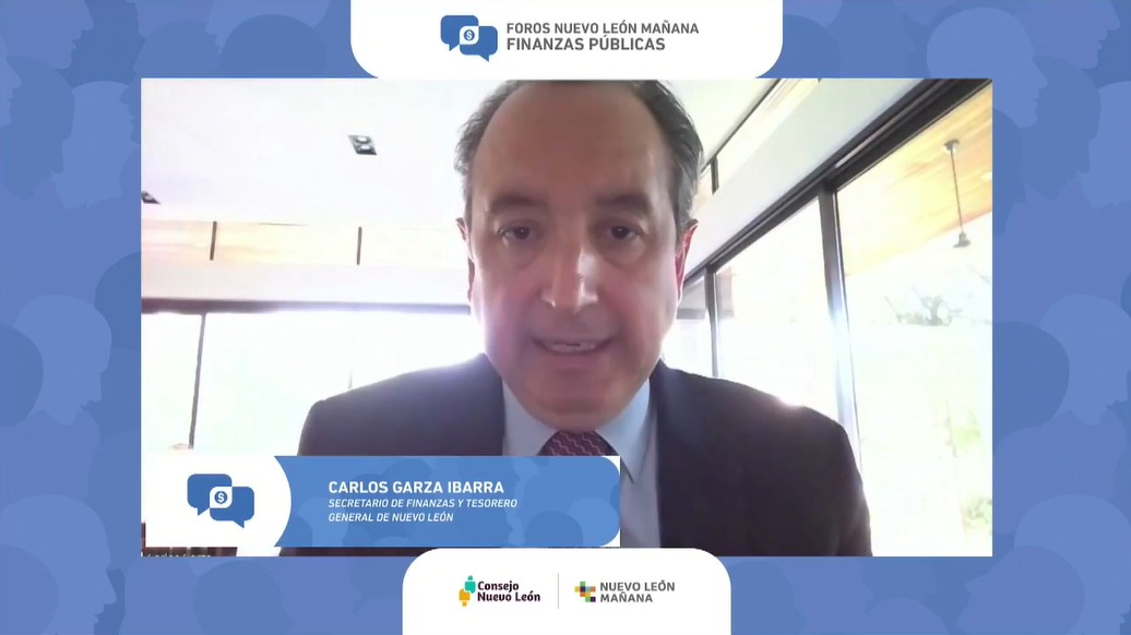 Garza Ibarra, participó en el foro de Finanzas Públicas organizado por el Consejo Nuevo León.