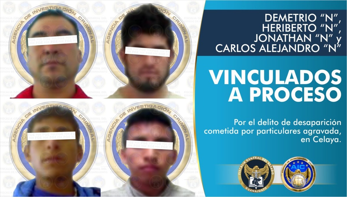 Los implicados fueron detenidos por el delito de desaparición.