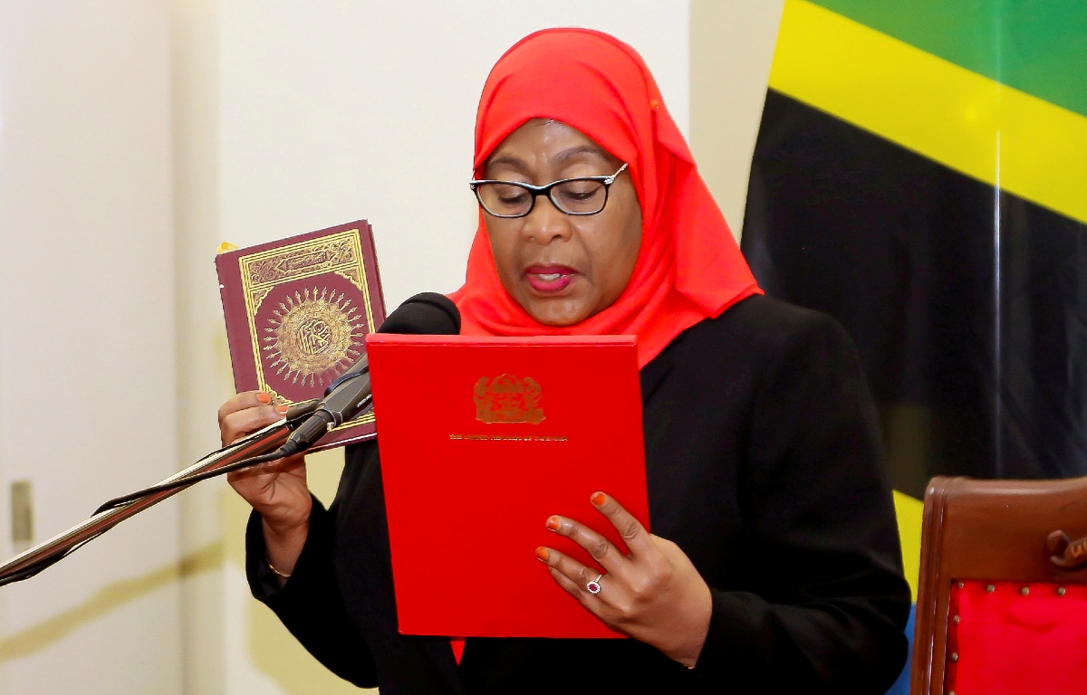 Samia Suluhu Hassan, presidenta de Tanzania (Reuters)