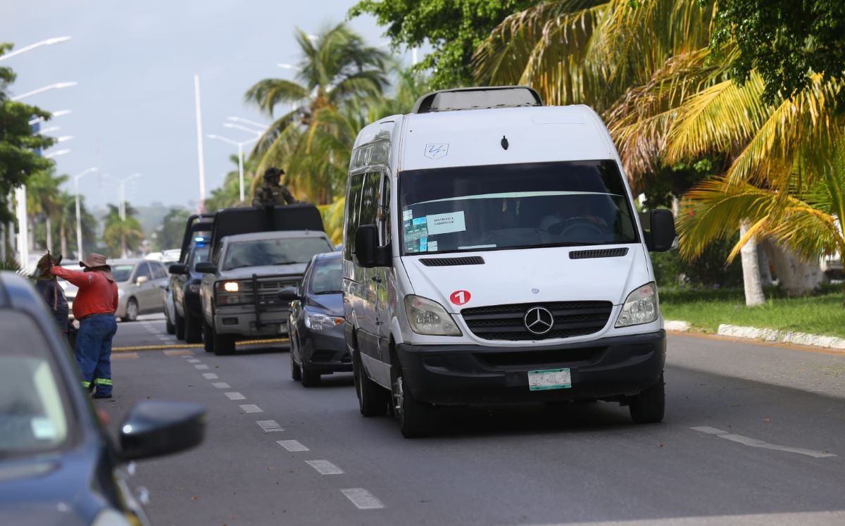 La Secretaría de Marina se encargó de resguardar el traslado del recuento de votos en Campeche. (Foto: Araceli López)