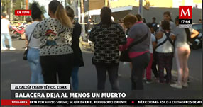 Balacera deja al menos un muerto en Colonia morelos.