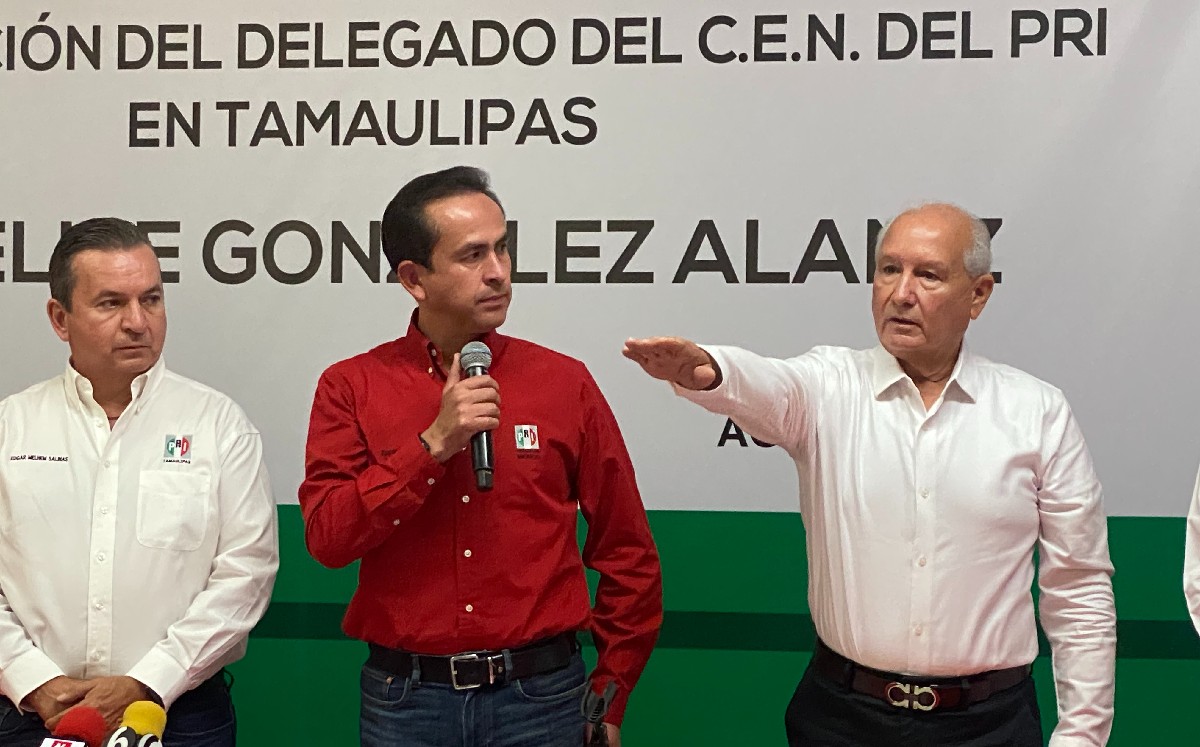 Felipe González Alanis, delegado del PRI en Tamaulipas. (Antonio Hernández)