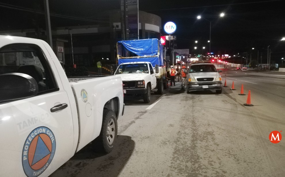 Fuga de gas moviliza corporaciones como bomberos y protección civil. (Jaime Maya)