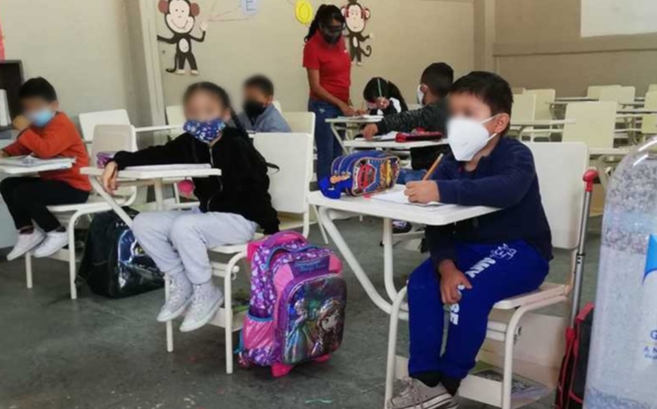 Niños deberán usar cubrebocas en todo momento. Dany Béjar.