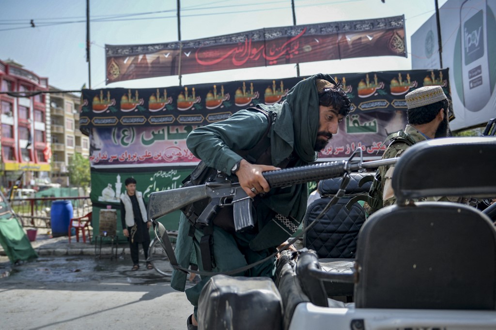 Los talibanes ingresaron a Kabul, en Afganistán, el 15 de agosto. | AFP