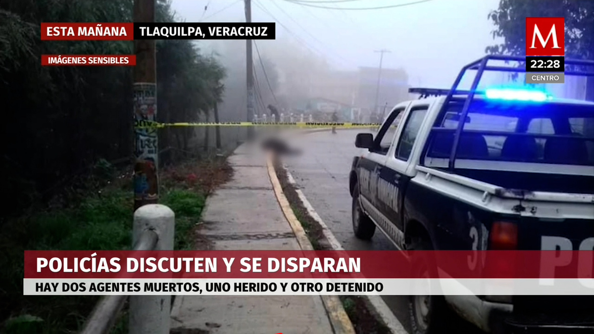 Veracruz,. Dos policías mueren y uno resulta herido tras riña