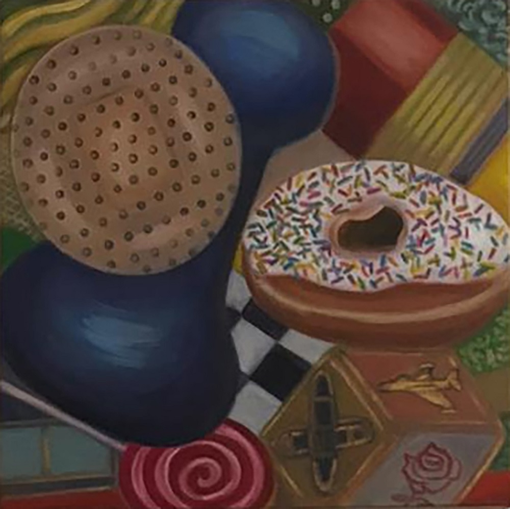 A choice between things/ Óleo sobre lienzo/ 40 x 40 cm/ 2021