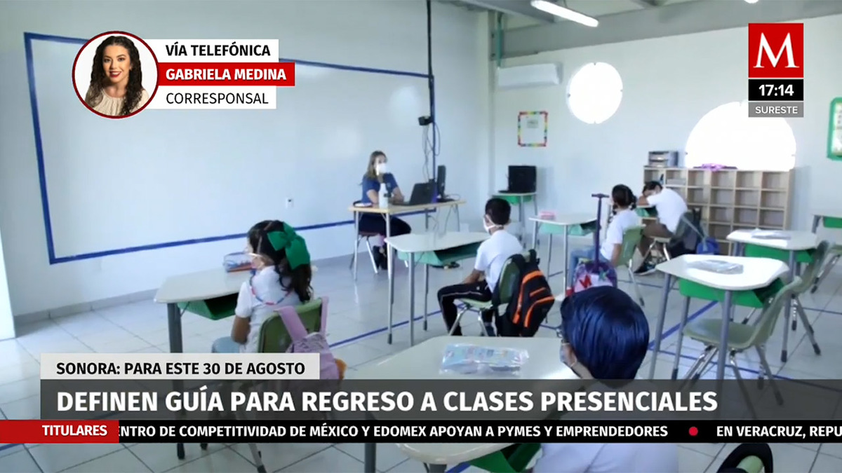 Definen guía para regreso a clases presenciales en Sonora
